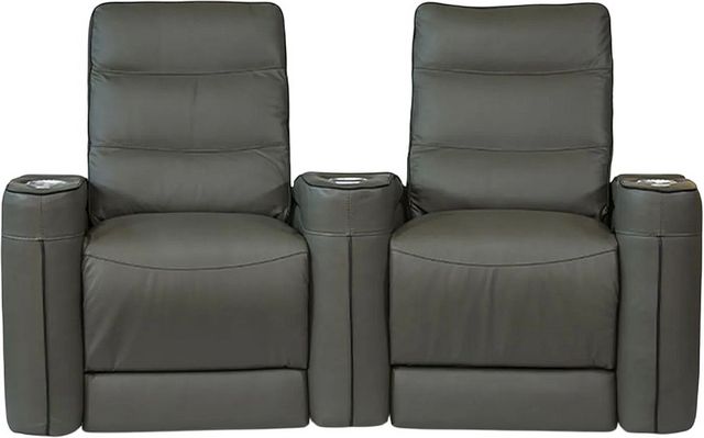 Palliser® Furniture Customizable Beckett 2-Piece Curved Power Reclining Theater Seating with Power Headrest, Lumbar support-2