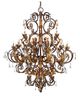 Currey & Company Innsbruck Venetian/Gold Leaf Chandelier-0
