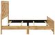 Homelegance® Corbin Natural Eastern King Panel Bed in a Box with V-Pattern Design-2