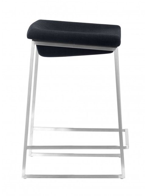Zuo® Modern Lids Dark Gray Counter Stool-2