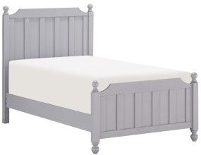 Mazin Furniture Wellsummer 4 Piece Gray Twin Bedroom Set-2