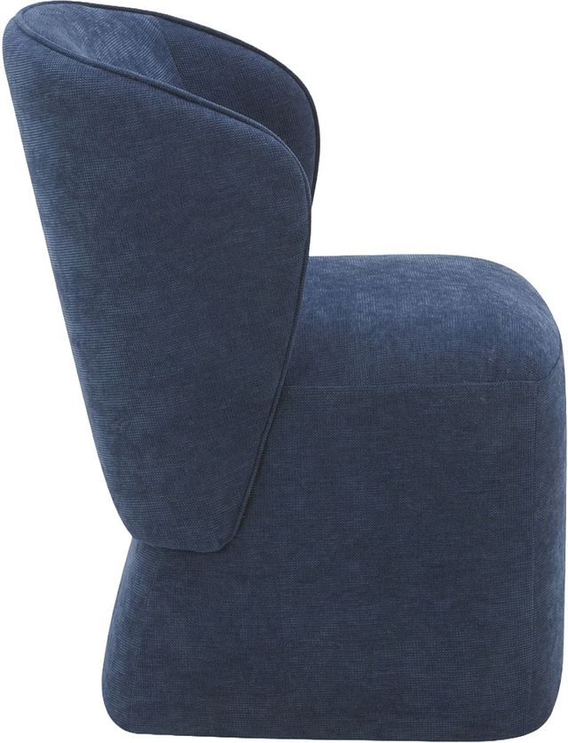 Moe's Home Collection Larson Navy Blue Rolling Dining Chair-2