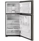 GE® 33" 21.9 Cu. Ft. Slate Top Freezer Refrigerator-3