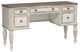 Liberty Furniture Magnolia Manor Weathered Brown Vanity Desk with Antique White Base-1