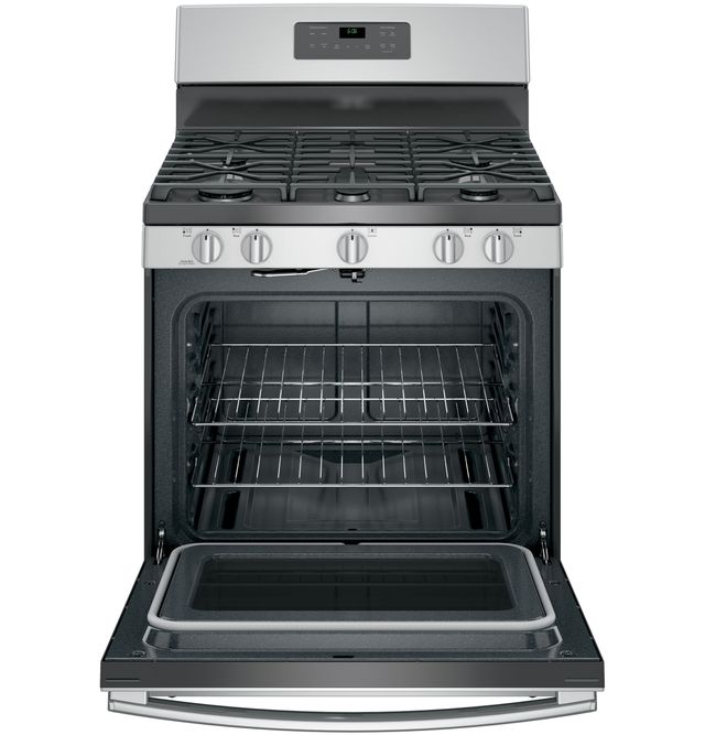 GE® 30" Free Standing Gas Range-Stainless Steel-1