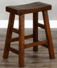 Sunny Designs™ Vintage Mocha Saddle Stool-0