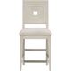 Riverside Furniture Arielle Parchment Upholstered Counter Stool-1