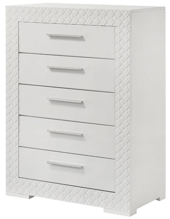 Coaster® Ives White High Gloss Chest-2