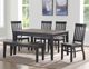Steve Silver Co. Raven Noir Driftwood/Ebony Bench-1