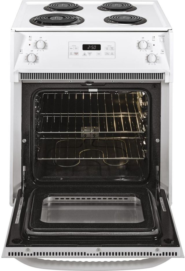 GE 27" White Drop In Electric Range-2