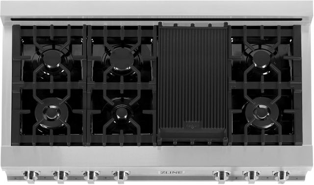 ZLINE Professional 48" Stainless Steel Gas Rangetop-2