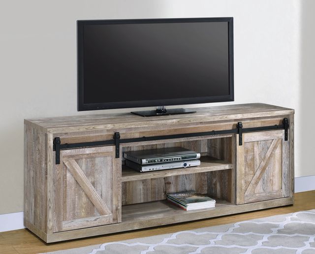 Coaster® Brockton Weathered Oak 71" TV Console-1