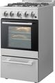 FORNO® Lazio 20" Stainless Steel Pro Style Gas Range-1