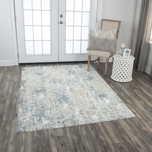 Rizzy Home Chelsea Cream/Gray 7'10" x 9'10" Rug-3