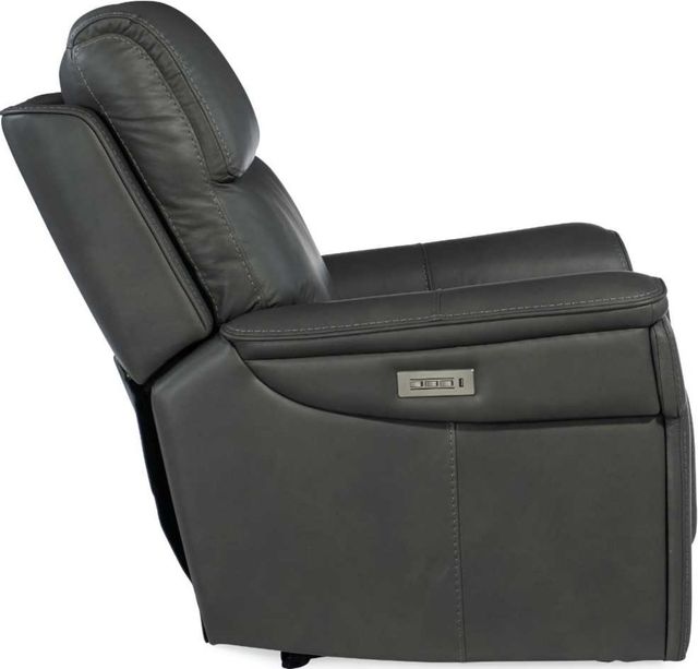 Hooker® Furniture MS Lyra Sahara Dorian Gray Zero Gravity Power Recliner with Power Headrest and Lumber-2