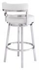 Armen Living Madrid White 30" Bar Stool-2