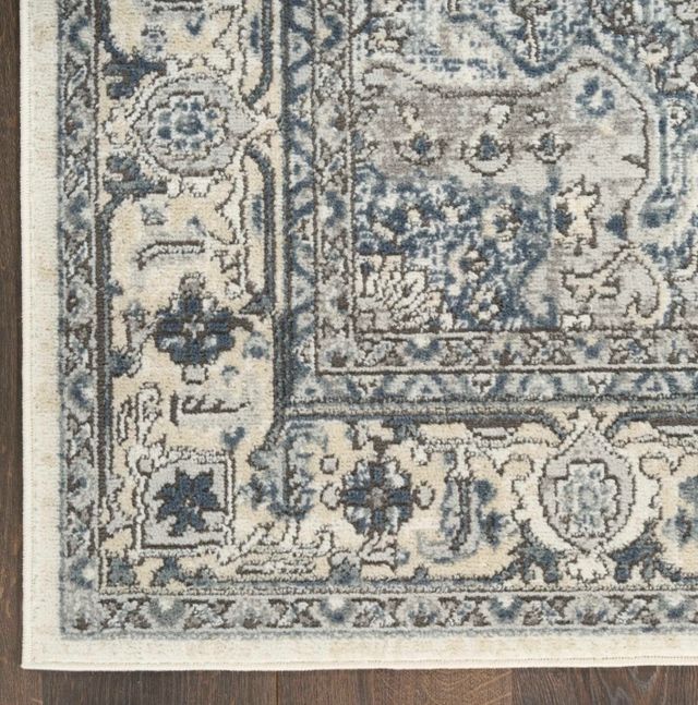 Nourison Home™ Quarry Ivory Navy 5'x7' Area Rug-2