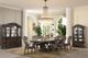 Furniture of America® Leovanni 7-Piece Dark Brown Dining Table Set-0