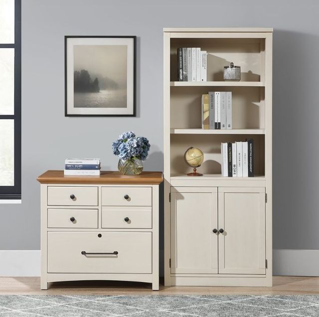 Winners Only® Cardiff White Bookcase-3