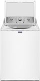 Maytag® 4.7 Cu. Ft. White Agitator Top Load Washer with Extra Power Cycle-1