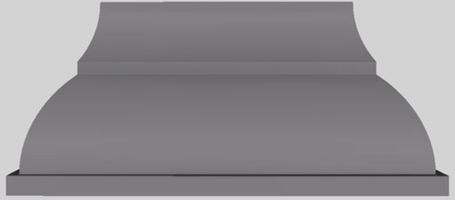 Vent-A-Hood® Designer Series 66" Gunsmoke Wall Mounted Range Hood-0