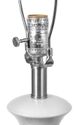 A & B Home Blue/White 14" Ceramic Vase Lamp-3