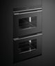 Fisher & Paykel Series 9 30" Black Contemporary Double Electric Wall Ovens-4