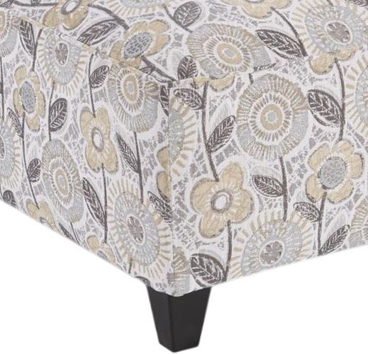 Fusion Furniture Vandy Dayflower Haze Cocktail Ottoman-2