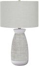 Monarch Specialties Inc. 27"H Grey Ceramic Table Lamp-0