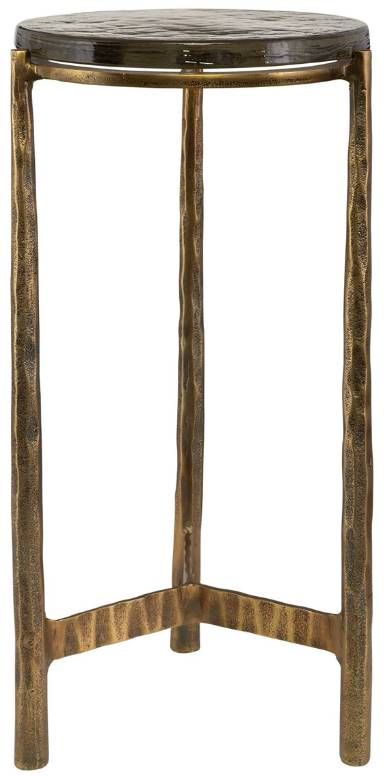 Uttermost® Eternity Antique Brass Accent Table-3
