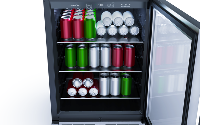 Elica RISERVA 4.8 Cu. Ft. Stainless Steel Beverage Center-2