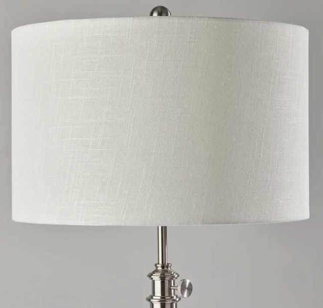 Adesso® Barton Brushed Steel Floor Lamp-1