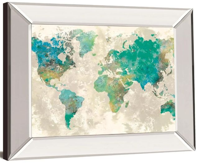 Classy Art No Borders By Fontaine, S. Mirror Framed Wall Art-0