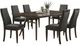 Coaster® Wes 7-Piece Dark Walnut/Gray Dining Table Set-0