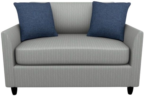 Best® Home Furnishings Customizable Bayment Chair and a Half with Memory Twin Sleeper and Espresso Leg-1