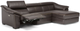 Natuzzi Editions Emozione 3-Piece Power Reclining Right-Arm Facing Sectional and Chaise-0