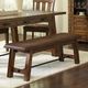 Jofran Inc. Cannon Valley Brown Bench-1