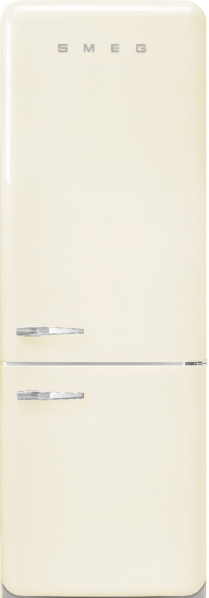 Smeg Retro Style 28 in. 18.0 Cu. Ft. Cream Bottom Freezer Refrigerator-0