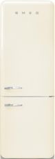 Smeg Retro Style 28 in. 18.0 Cu. Ft. Cream Bottom Freezer Refrigerator-0