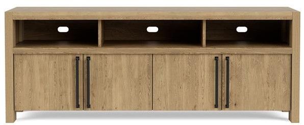 Riverside Furniture Davie Pale Oak Entertainment Console-1