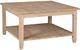 John Thomas Furniture® Customizable Select Solano Unfinished Square Coffee Table-0