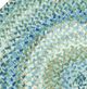 Capel Rugs Grand-Le-Fleur Blue Mist 8'6" Round Rug-1