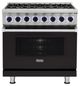 Viking® 7 Series 36" Onyx Pro Style Dual Fuel Range-0