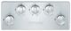 Miele 36" Stainless Steel Gas Cooktop-1