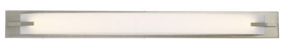 Cal® Lighting & Accessories Brushed Steel Vanity Light-0