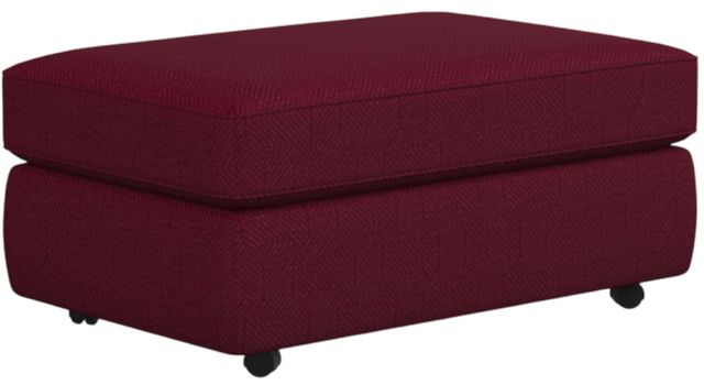 Flexsteel® Customizable Vail Cocktail Ottoman with Casters-3