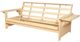 Kodiak Furniture Phoenix Linen Stone/Antique White Full Futon with Mattress-1