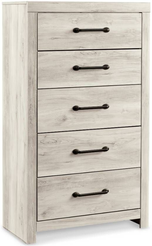 Signature Design by Ashley® Cambeck 5-Piece Whitewash Queen Panel Headboard Bedroom Set-3