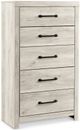 Signature Design by Ashley® Cambeck 5-Piece Whitewash Queen Panel Headboard Bedroom Set-3