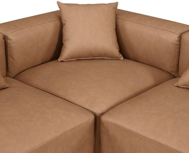 Meridian Furniture Cube 6-Piece Brown Modular Sectional-3